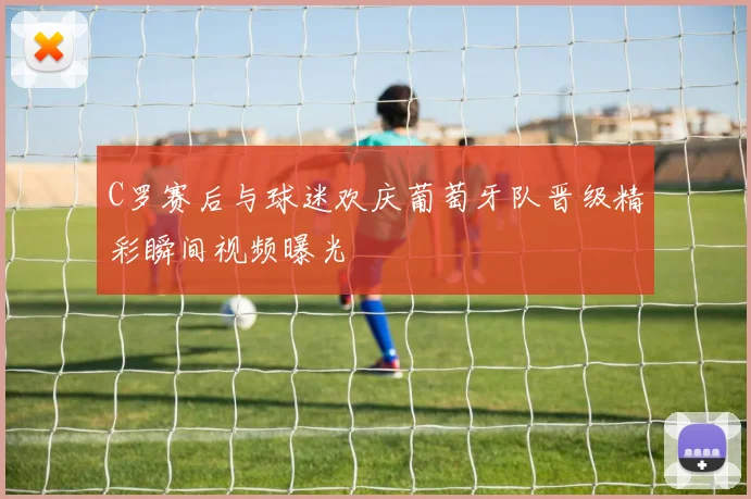 C罗赛后与球迷欢庆葡萄牙队晋级精彩瞬间视频曝光